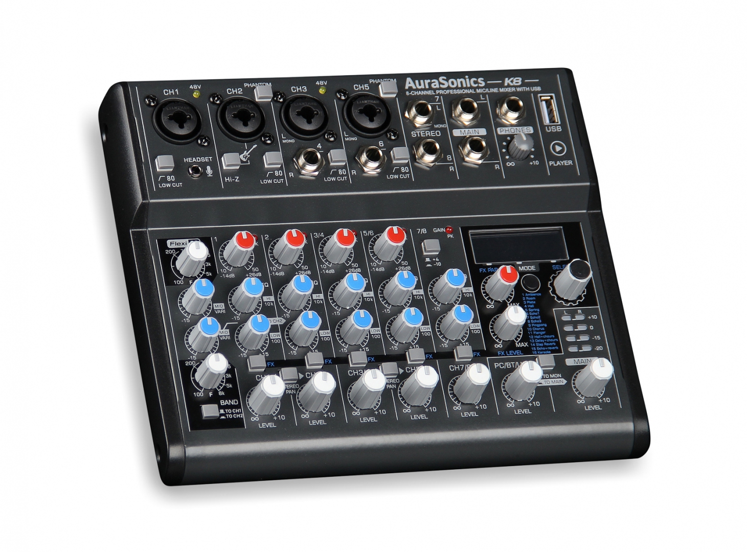 AuraSonics K8 компактный микшерный пульт в Фрязино