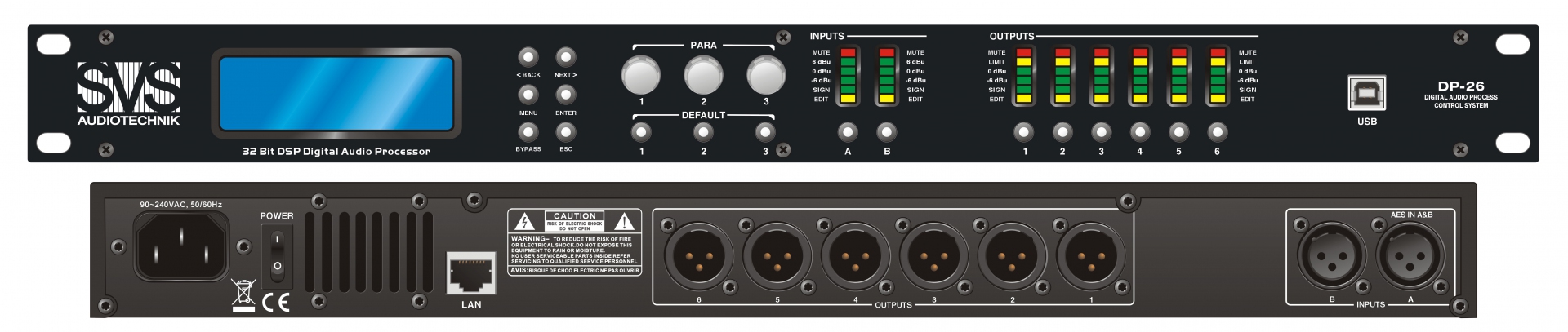 SVS Audiotechnik DP-26 Цифровой процессор: 2 входа 6 выходов в Фрязино