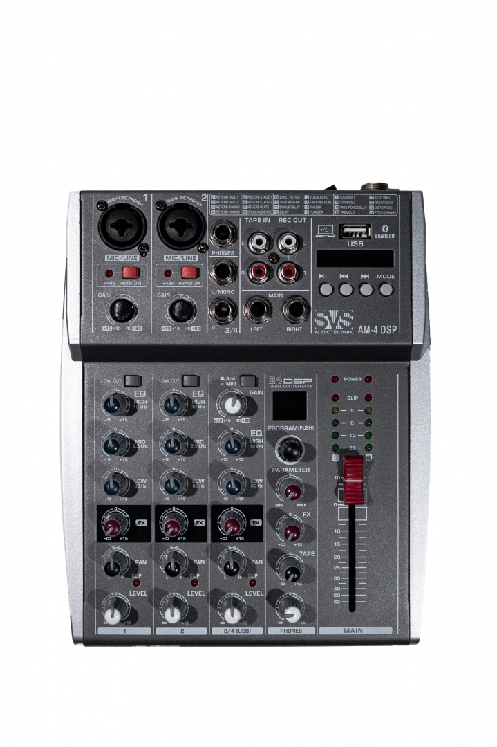 SVS Audiotechnik mixers AM-4 DSP Аналоговый микшерный пульт, 4-канала в Фрязино
