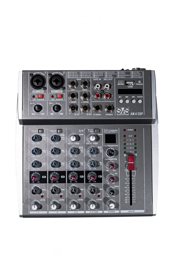 SVS Audiotechnik mixers AM-6 DSP Микшерный пульт аналоговый, 6-канальный SVS Audiotechnik mixers в Фрязино