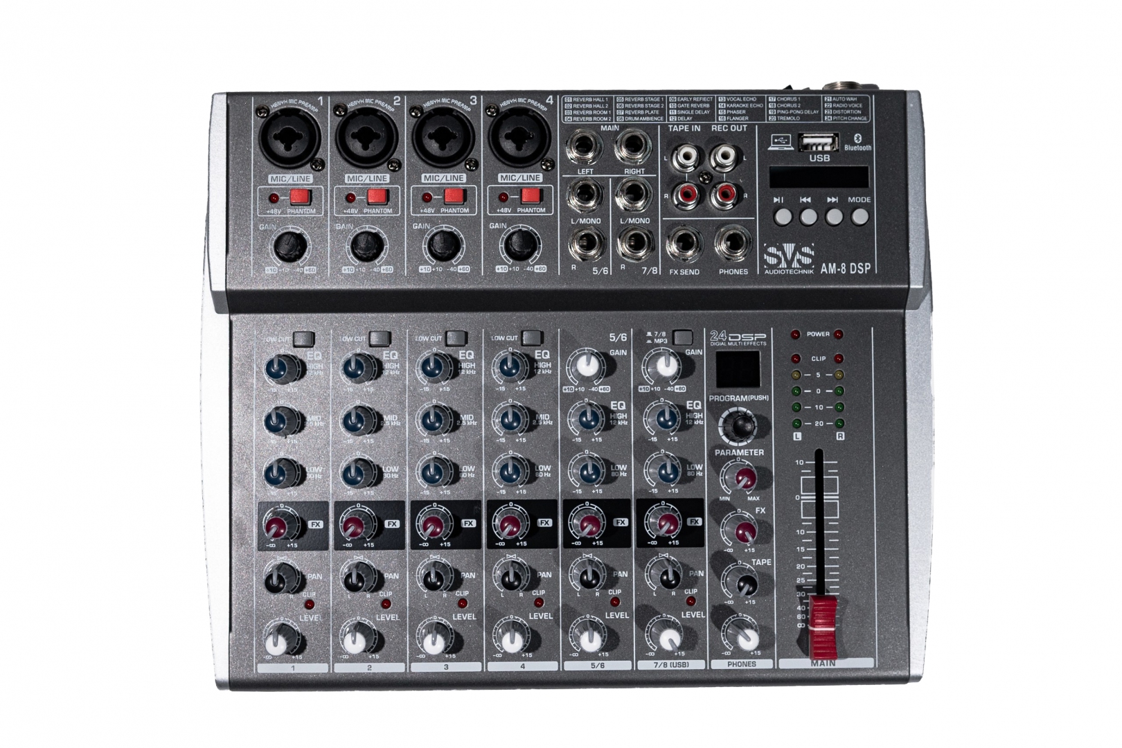 SVS Audiotechnik mixers AM-8 DSP Микшерный пульт аналоговый, 8-канальный в Фрязино